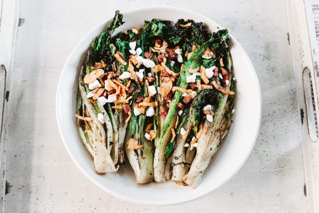 Nashville Wifestyles shares her grilled romaine lettuce recipe, which is one of her go-to meals for easy summer dinners!