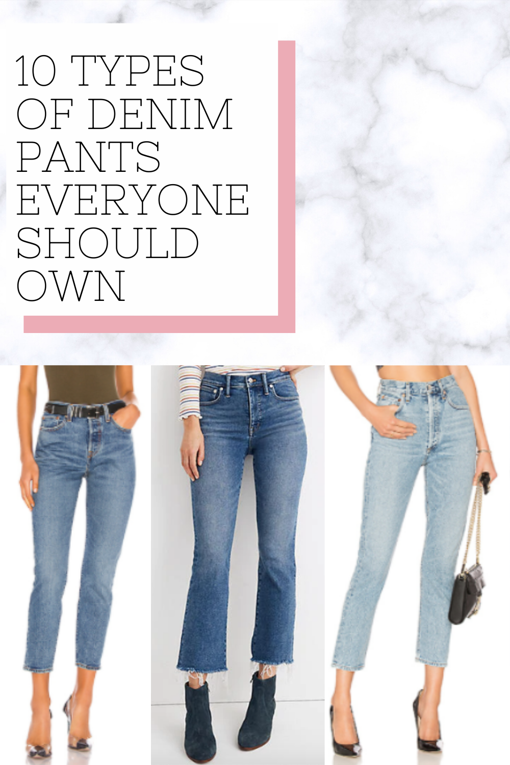 10 Types of Denim Pants Everyone Should Own | Nashville Wifestyles