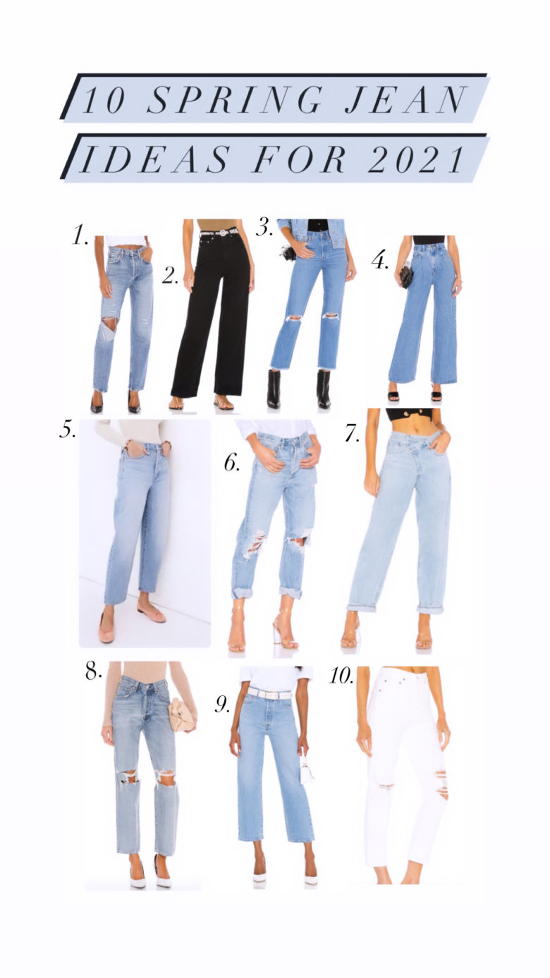 Skinny Jeans Out? Mom Jeans In || 10 Spring Jean Ideas For 2021 ...