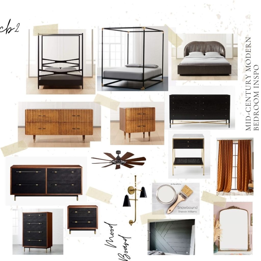 Mood Century modern bedroom essentials featured by top Nashville lifestyle blog, Nashville Wifestyles