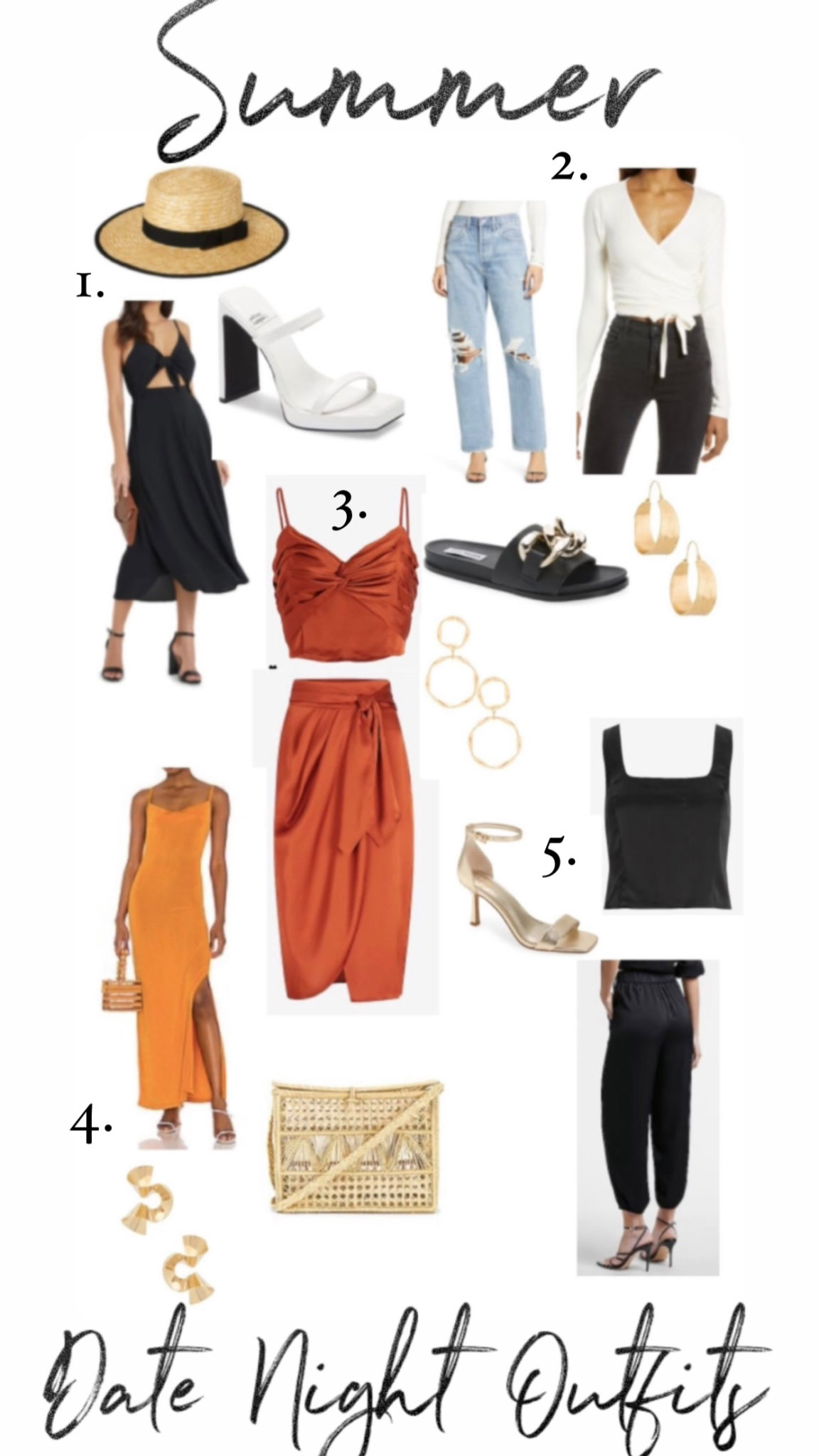 Three Date Night Outfit Formulas to Wear This Summer