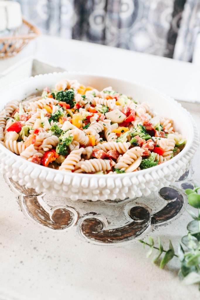 Top Nashville Lifestyle blogger, Nashville Wifestyles shares her Easy Dinner Ideas: Summer Pasta Salad Recipe! Click here to see more!