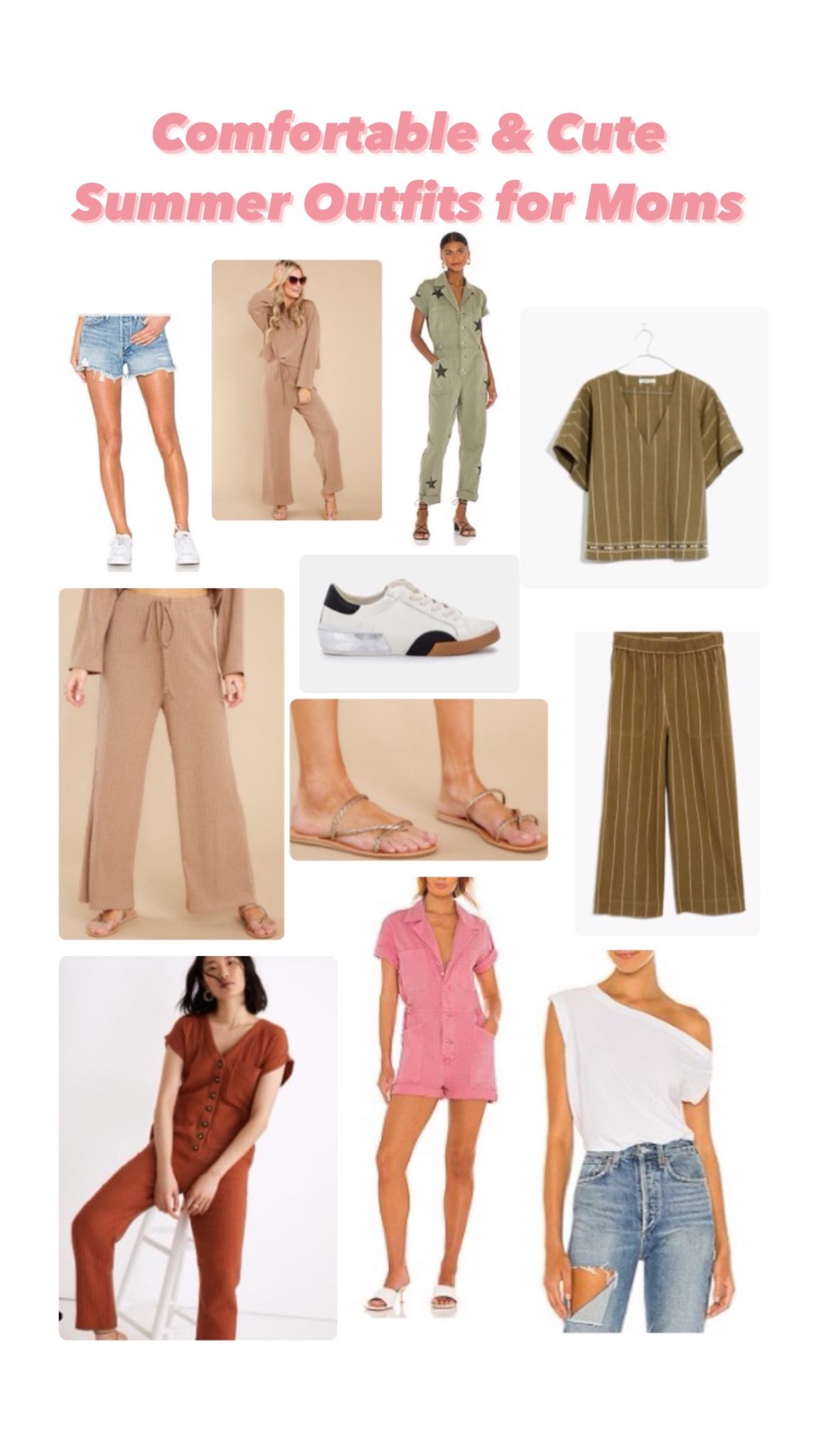 Comfortable & Cute Summer Outfits for Moms