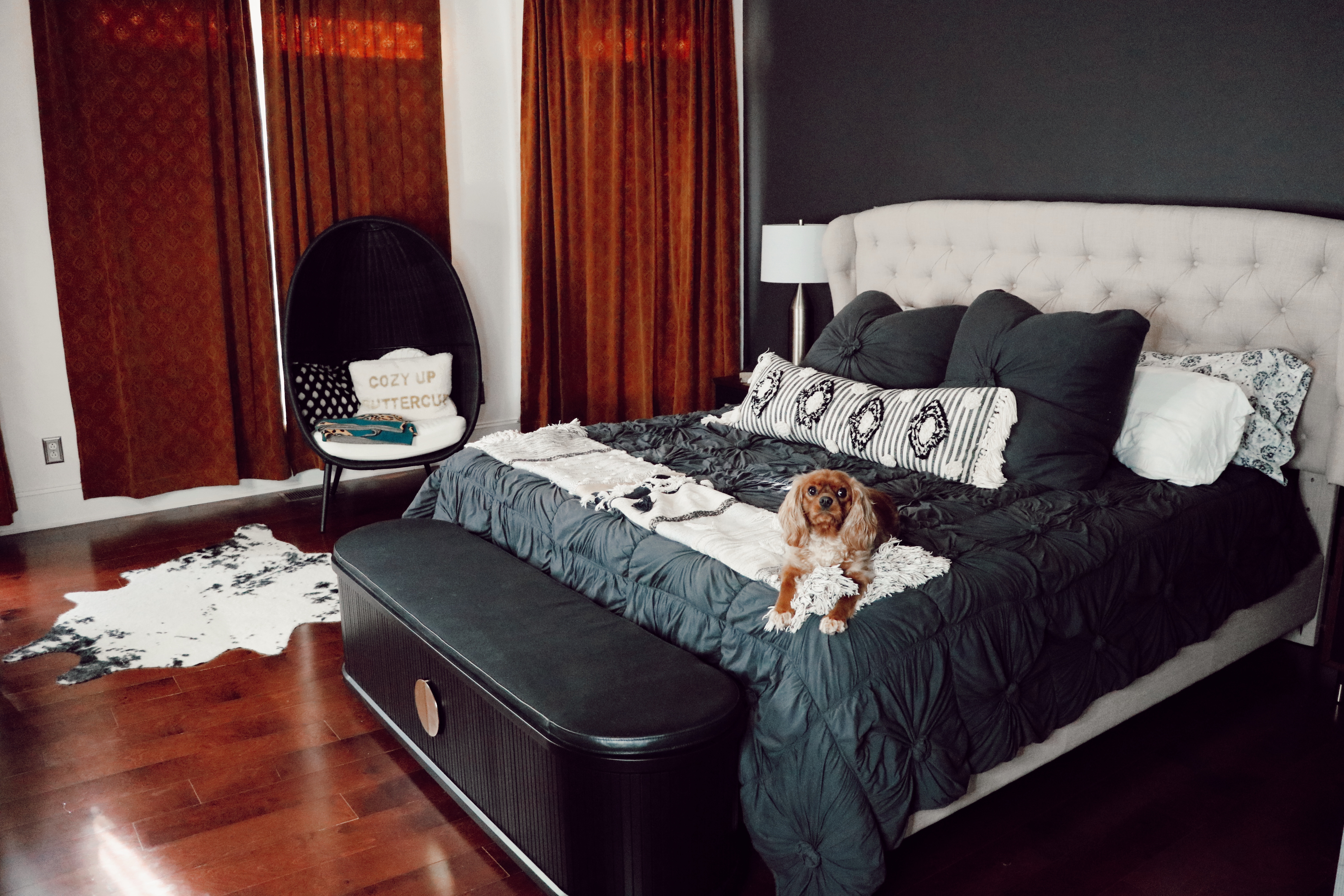 Top Nashville Lifestyle blogger, Nashville Wifestyles shares her Floor & Decor Carpet to Hardwood Bedroom Transformation! Click here now! 