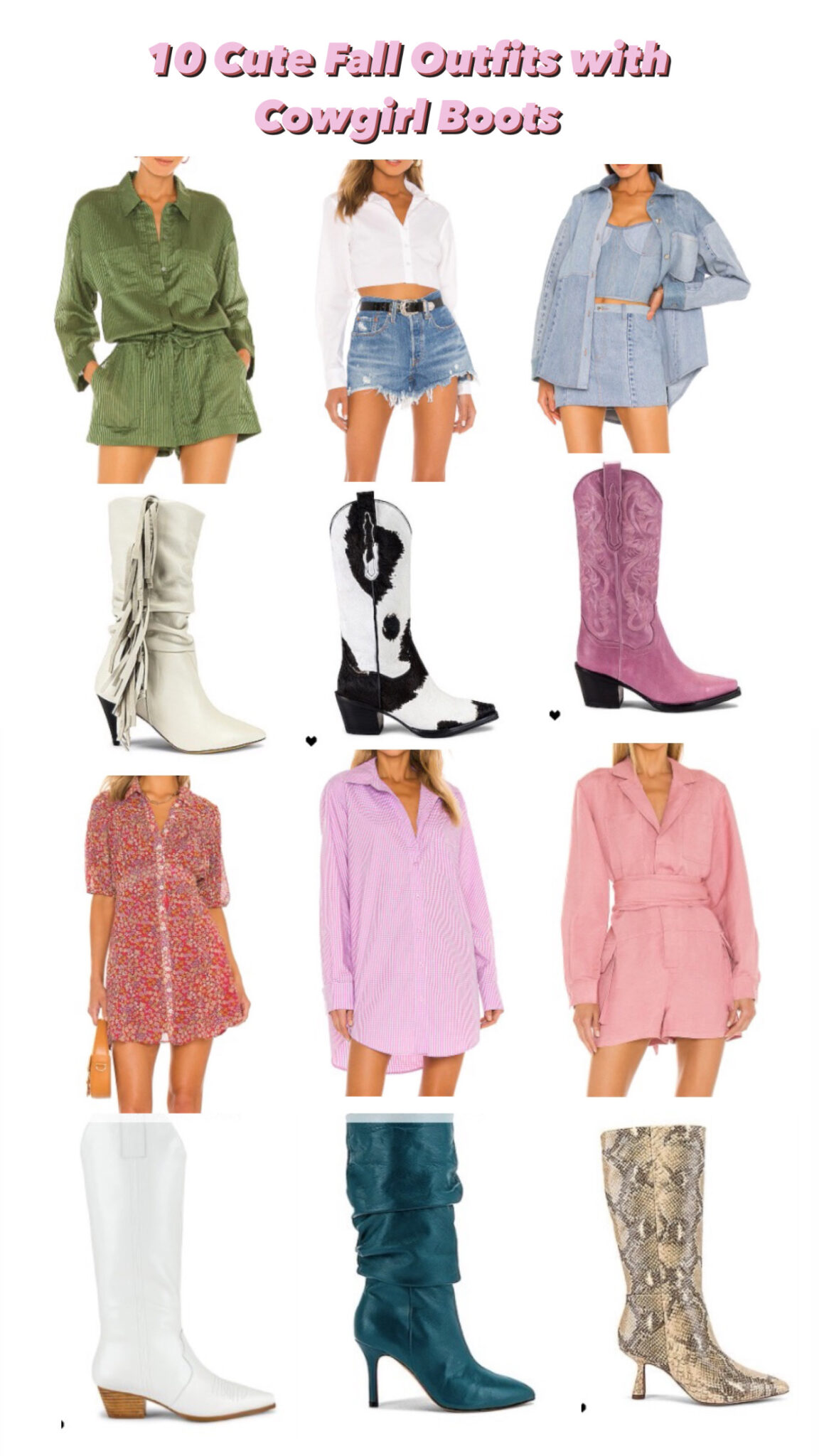 Cowboy Boots Outfits