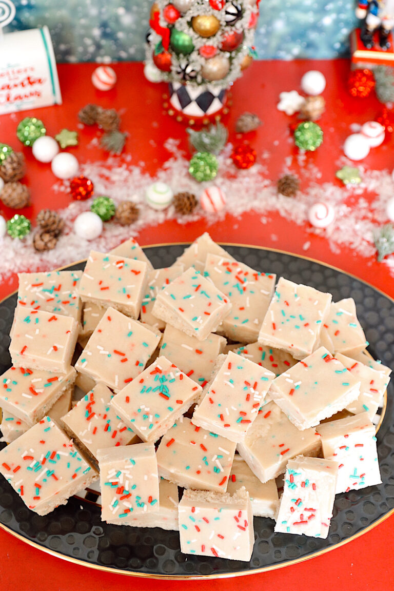 The Best Sugar Cookie Christmas Fudge Recipe | Nashville Wifestyles