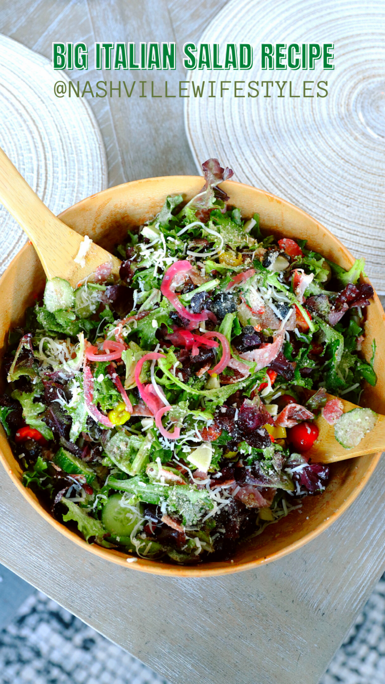 Eats: Big Italian Salad Recipe 