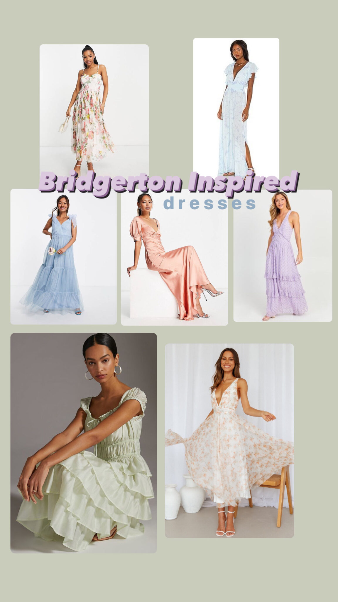 bridgerton inspired dresses