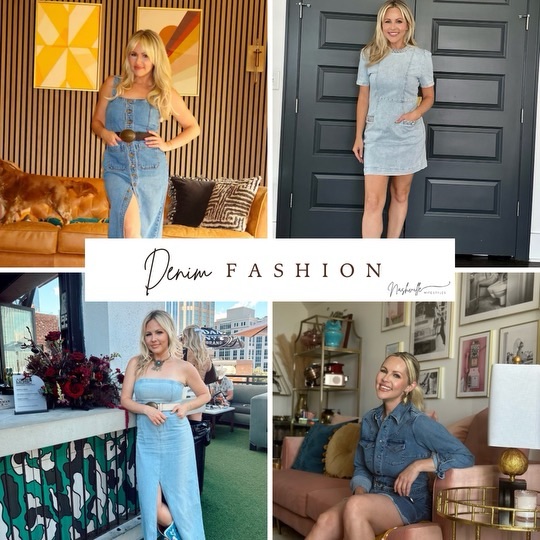 Denim Dress 2024 Trend